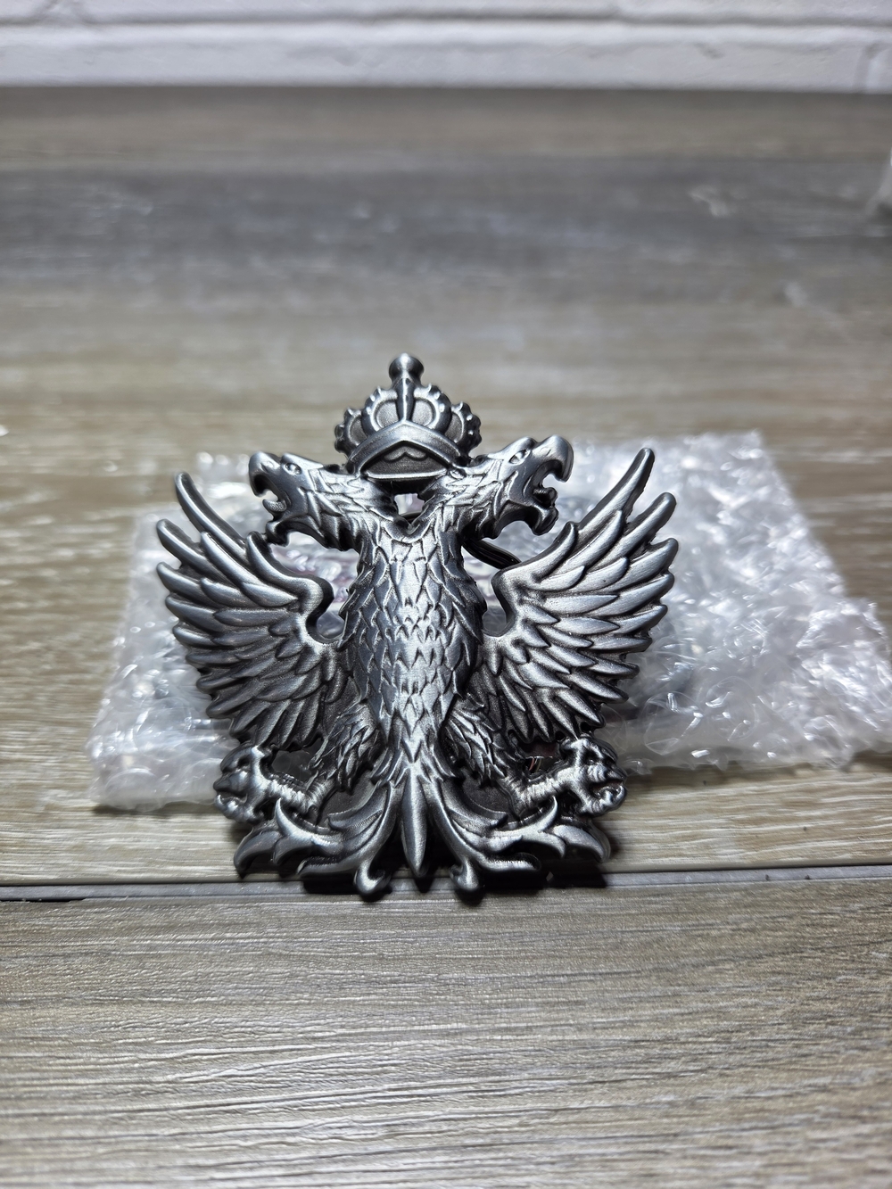Silver Moon Creations Double Headed Eagle Belt Buckle 2006